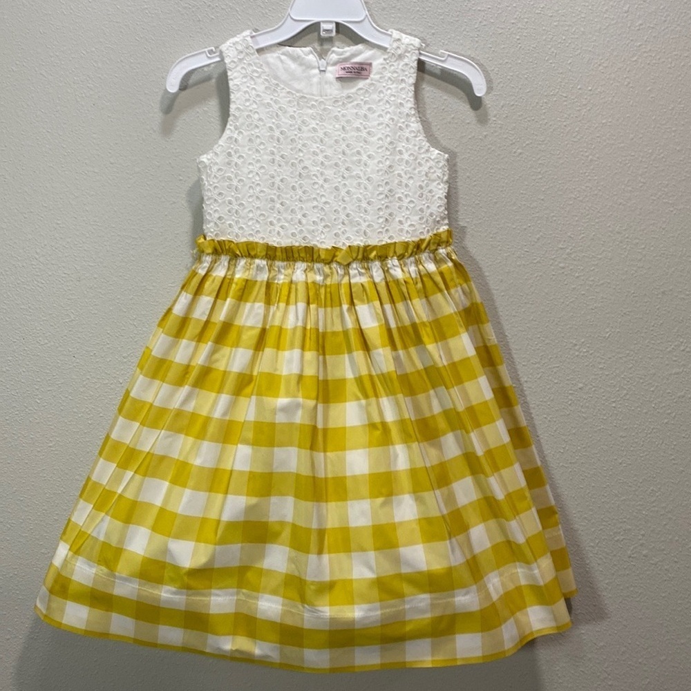 Monalissa dress eyelet‎ plaid